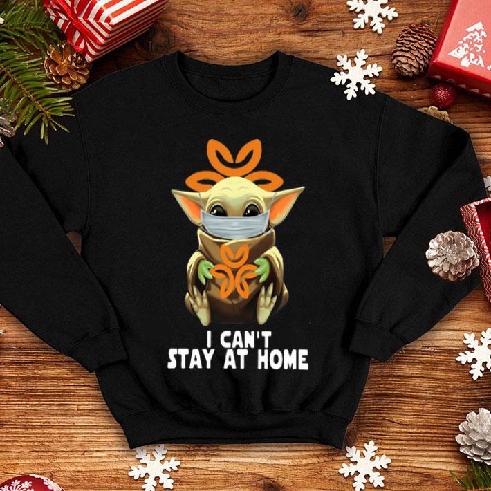 Star Wars Baby Yoda Face Mask Hug Dignity Health I Can't Stay At Home shirt