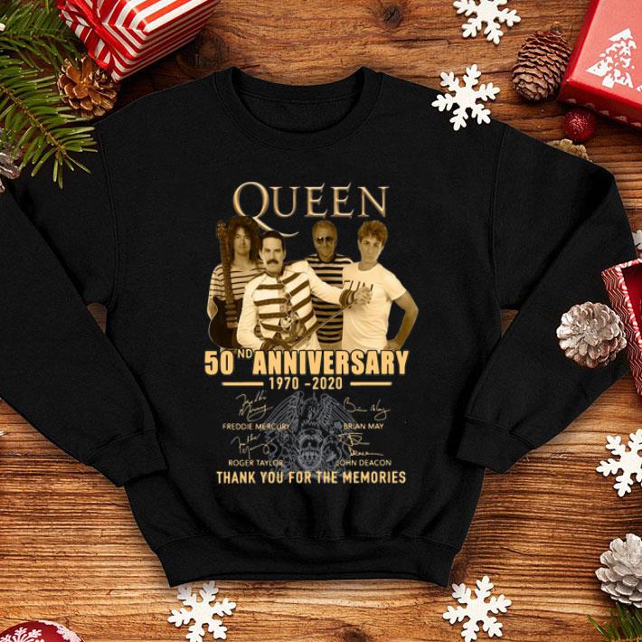 Queen 50th Anniversary 1970 2020 Thank You For The Memories shirt 12 Queen 50th Anniversary 1970 2020 Thank You For The Memories shirt