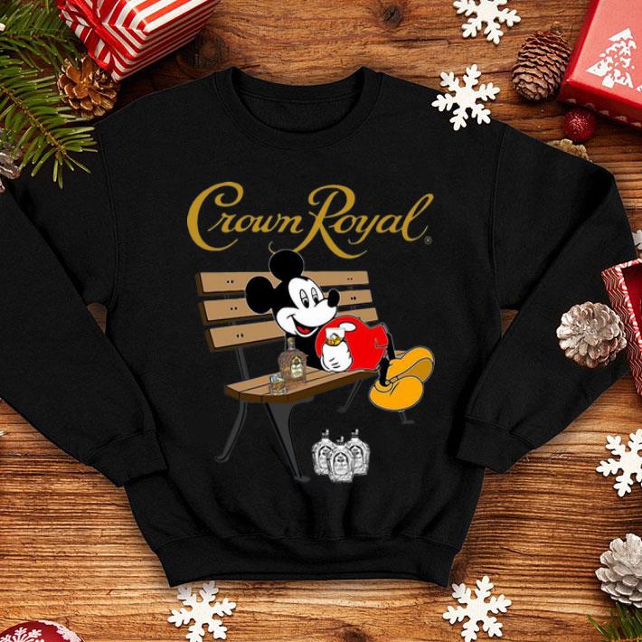 fa4a1747 mickey mouse drinking crown royal beer shirt 4 - Mickey Mouse Drinking Crown Royal Beer shirt