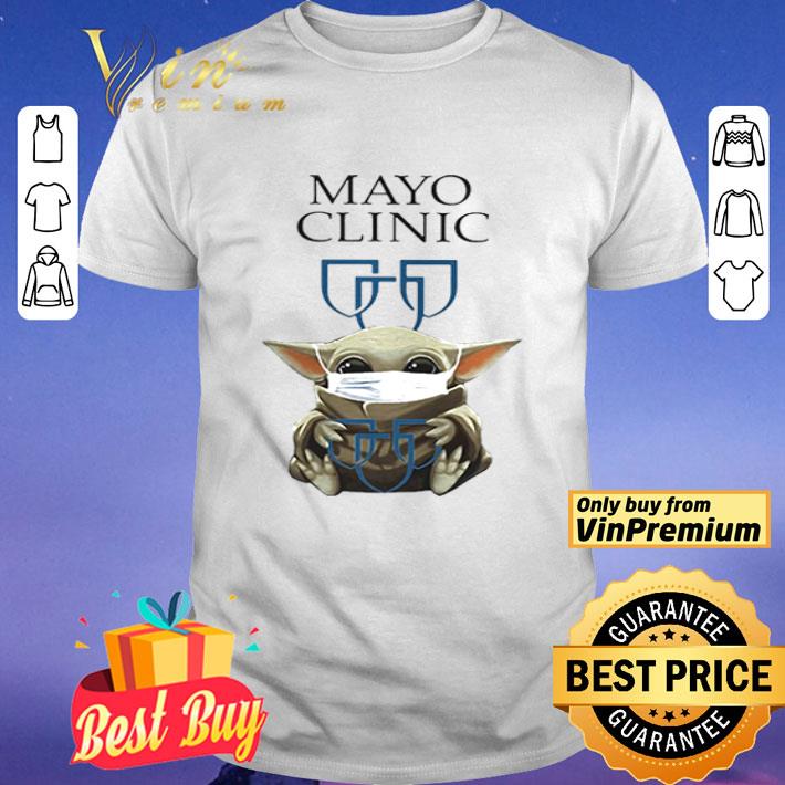 Baby yoda hug mayo clinic covid19 2020 shirt