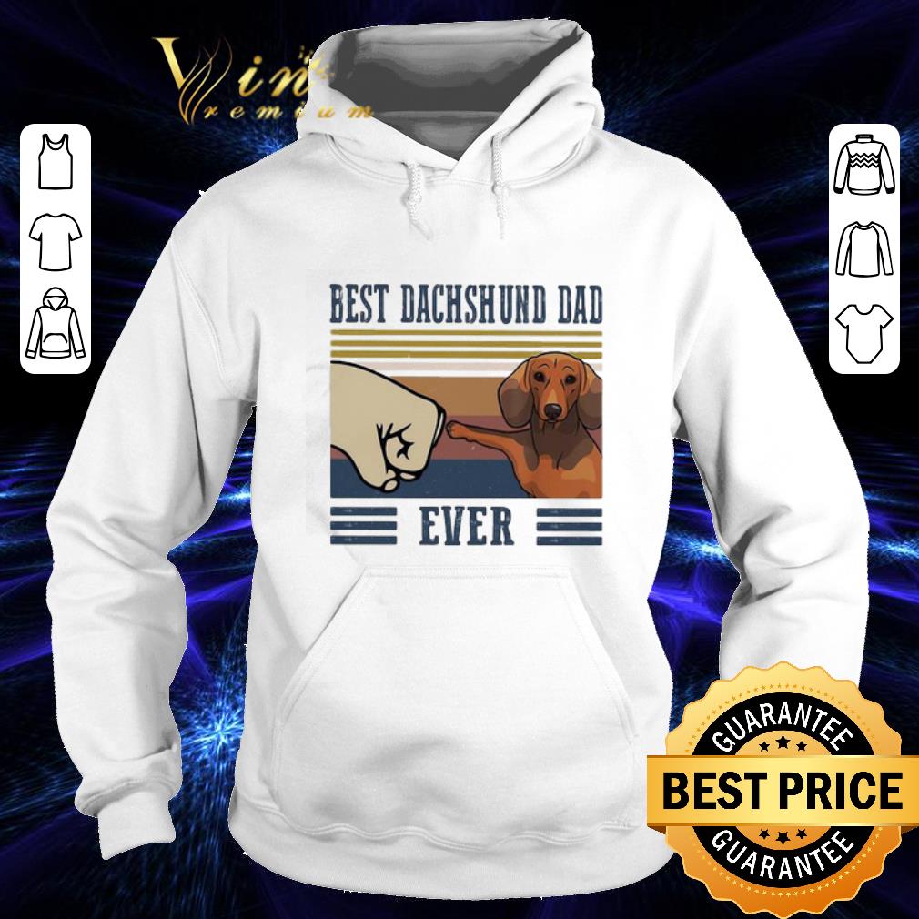 Vintage Best Dachshund dad ever shirt