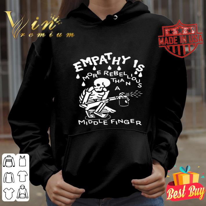 Skeleton Empathy is more rebellious than a middle finger shirt Skeleton Empathy is more rebellious than a middle finger shirt
