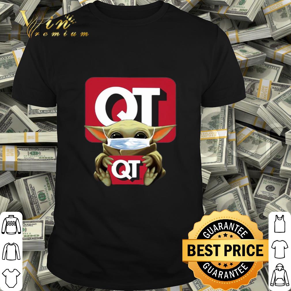 Baby Yoda mask QuikTrip Covid-19 shirt