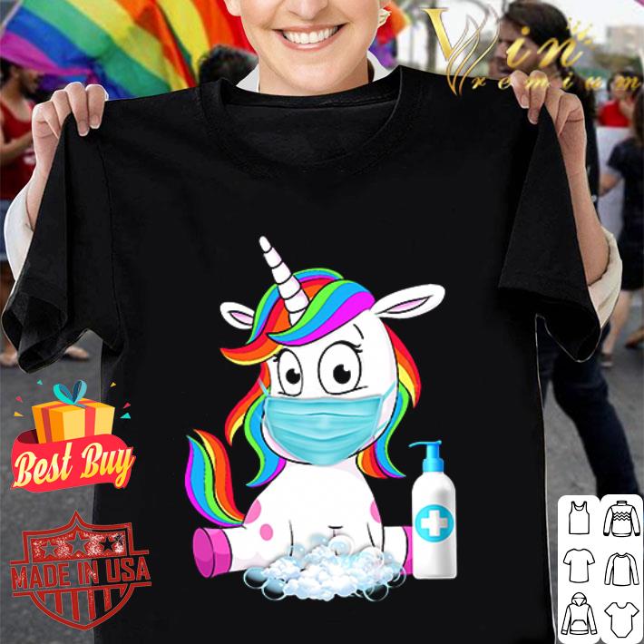 Unicorn washing hands Coronavirus shirt Unicorn washing hands Coronavirus shirt