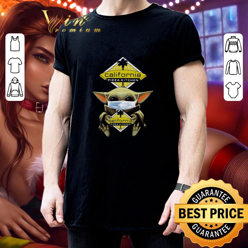 Baby Yoda mask California Pizza Kitchen shirt Baby Yoda mask California Pizza Kitchen shirt 3