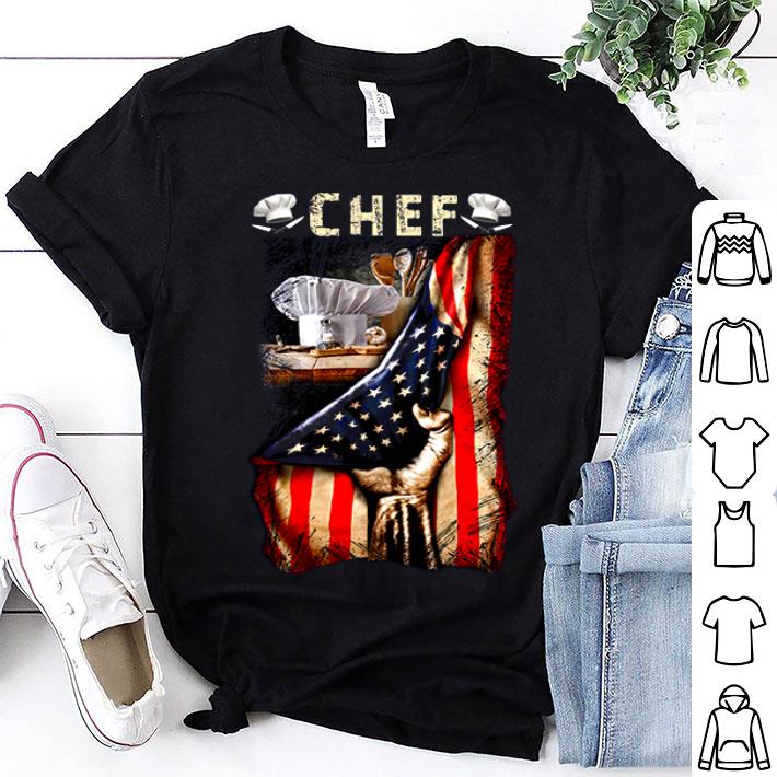 American Flag Proud Chef Inside Me shirt