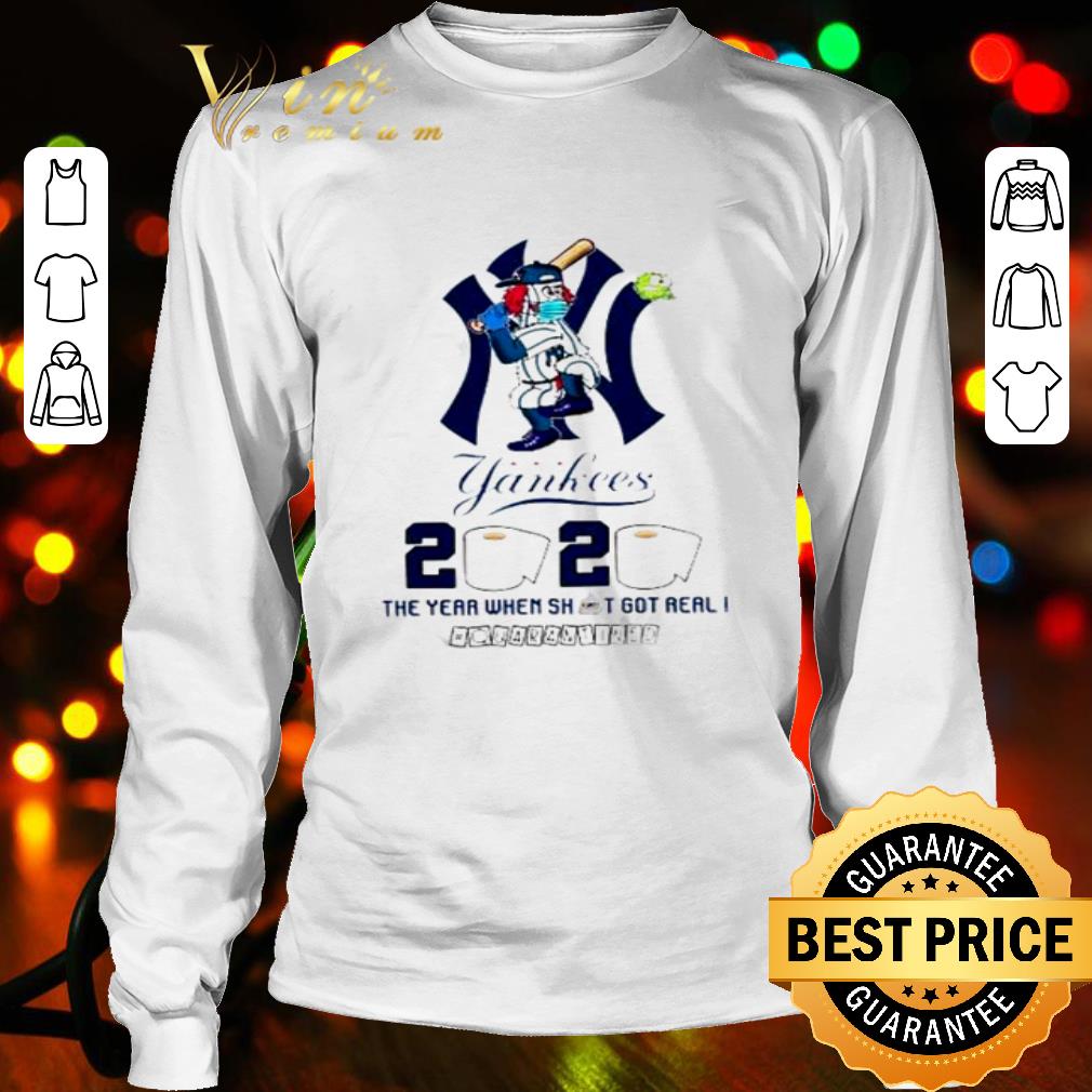 New York Yankees 2020 the year when shit quarantined Coronavirus shirt New York Yankees 2020 the year when shit quarantined Coronavirus shirt