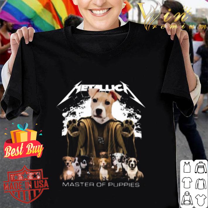 American Pit Bull Terrier Metallic Master Of Puppies shirt