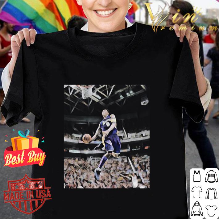 Kobe Bryant Playing Basketball Los Angeles Lakers Team Poster shirt
