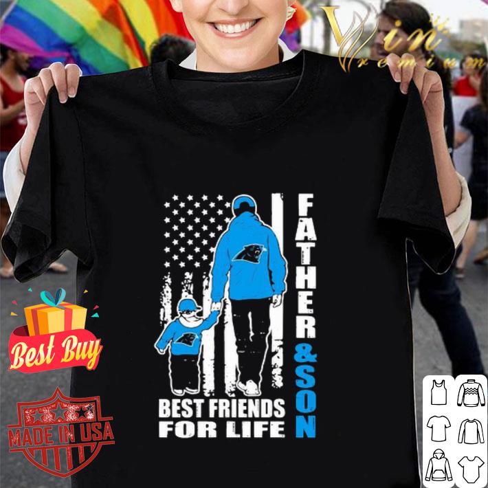 Carolina Panthers Father & Son Best Friends For Life American Flag shirt