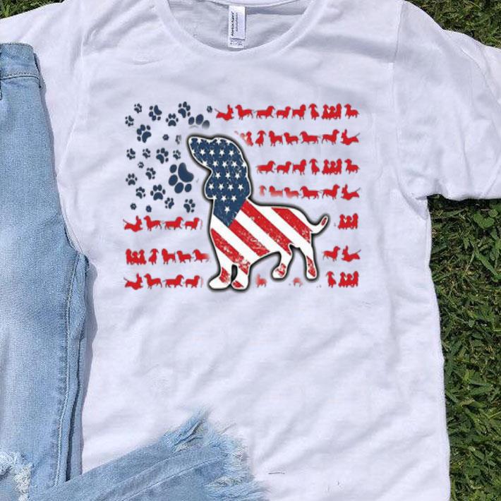 Dachshunds American Flag 4th Of July Independence Day shirt