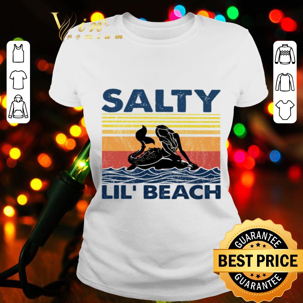Mermaid salty lil’ beach retro vintage shirt Mermaid salty lil’ beach retro vintage shirt