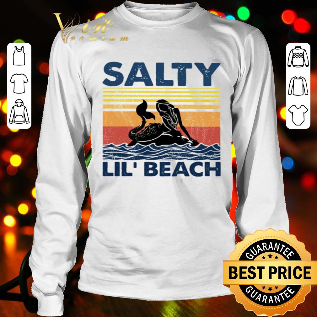 Mermaid salty lil’ beach retro vintage shirt Mermaid salty lil’ beach retro vintage shirt