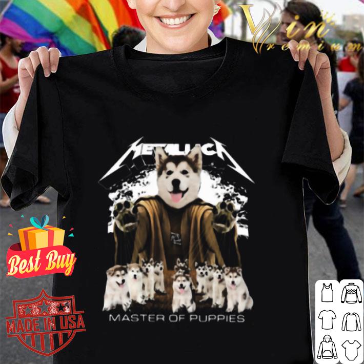 Alaskan Malamute Metallic Master Of Puppies shirt Alaskan Malamute Metallic Master Of Puppies shirt