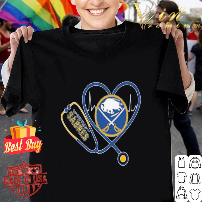 Buffalo Sabres stethoscope heartbeat shirt