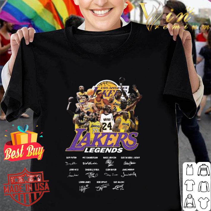 Los Angeles Lakers Team Legends Signatures shirt
