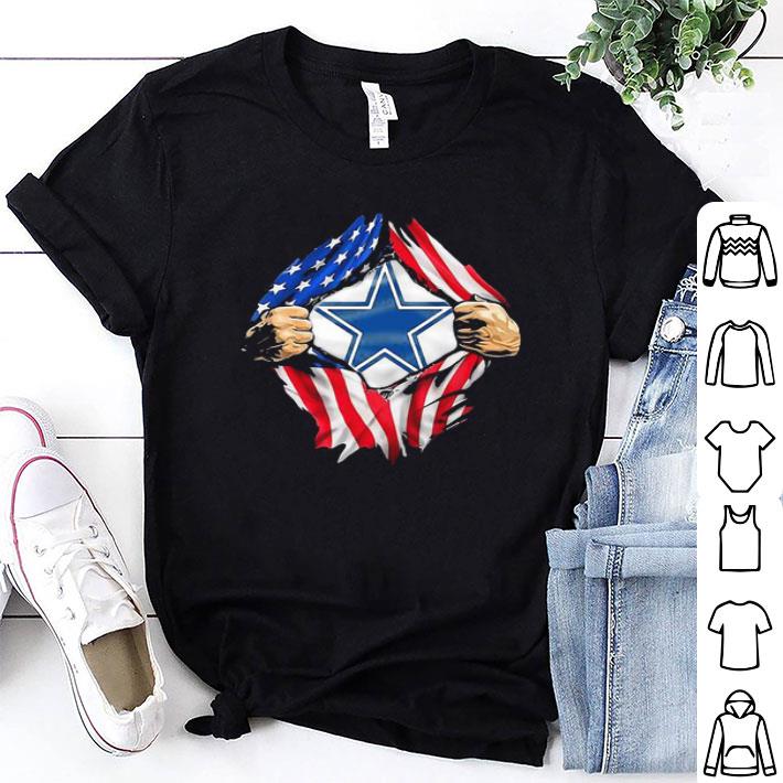 Blood Inside Me Dallas Cowboys American Flag shirt