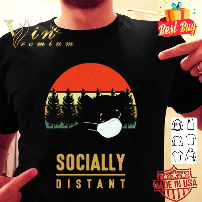 Vintage Bear mask socially distant Coronavirus shirt Vintage Bear mask socially distant Coronavirus shirt