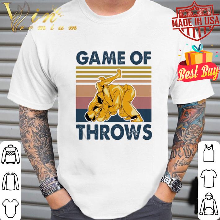 Vintage Jiu Jitsu Game Of Throws Shirt Hoodie Sweatshirt Longsleeve Tee