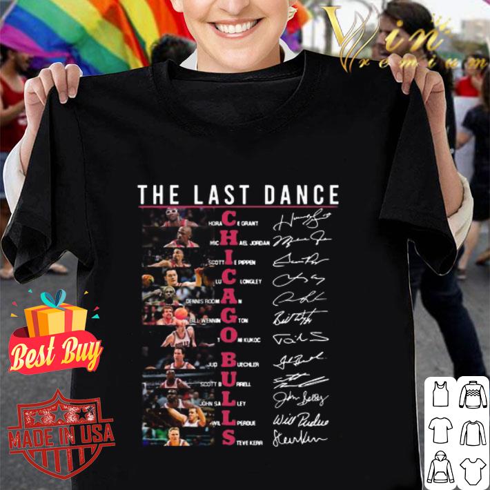 The Last Dance Chicago Bulls Basketball Team Players Signatures shirt