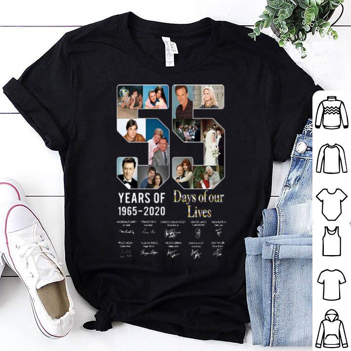 55 Years Of Days Of Our Lives 1965-2020 Signatures shirt