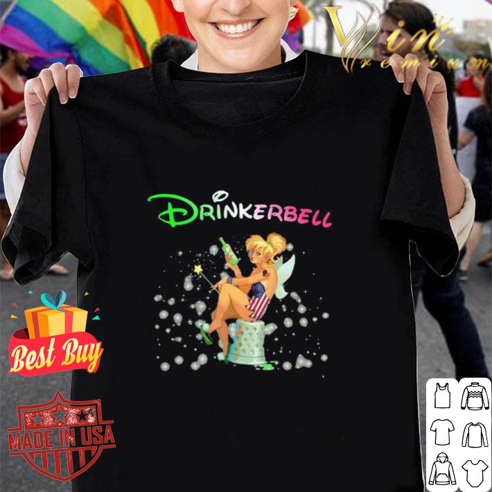 Disney Tinkerbell Drinkerbell American Flag Independence Day shirt