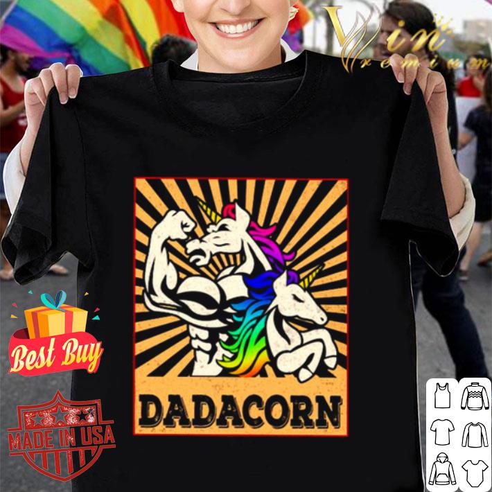 Dadacorn Unicorn Dad Happy Father’s Day shirt