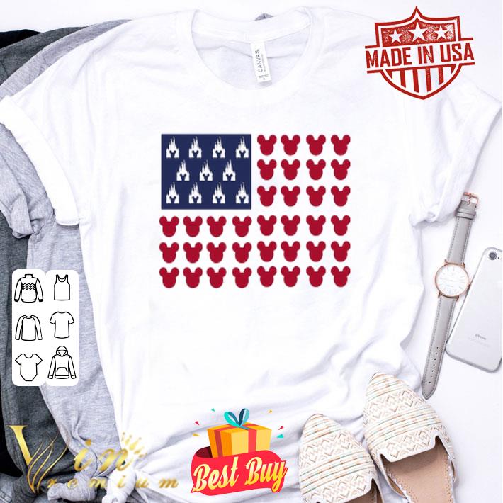 Disney Mickey Mouse American Flag Independence Day shirt