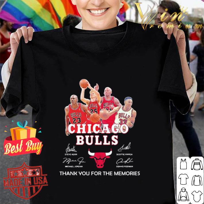 Chicago Bulls Signatures Thank You For The Memories shirt
