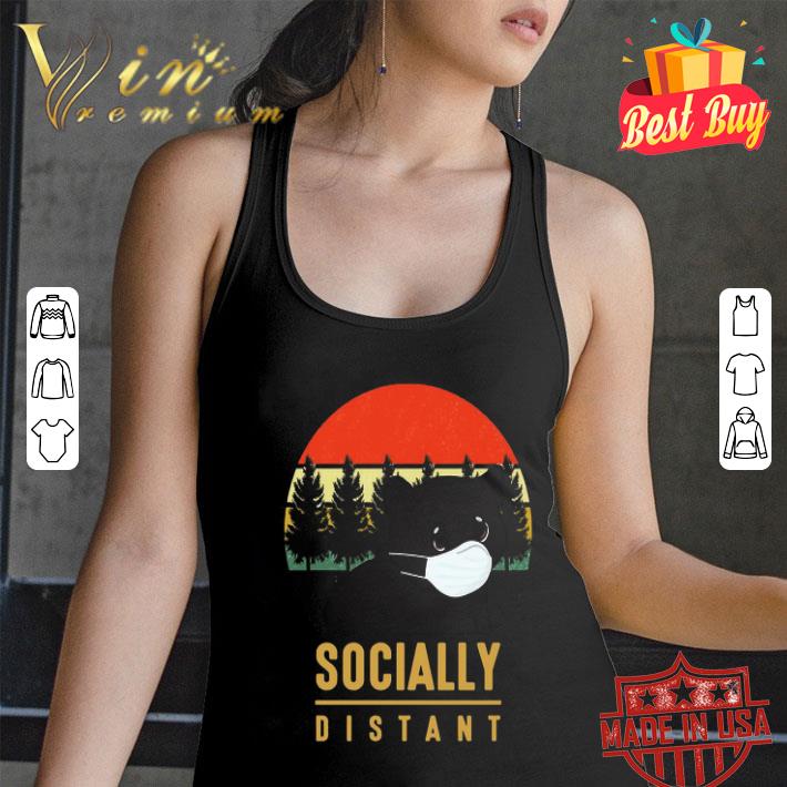 Vintage Bear mask socially distant Coronavirus shirt Vintage Bear mask socially distant Coronavirus shirt