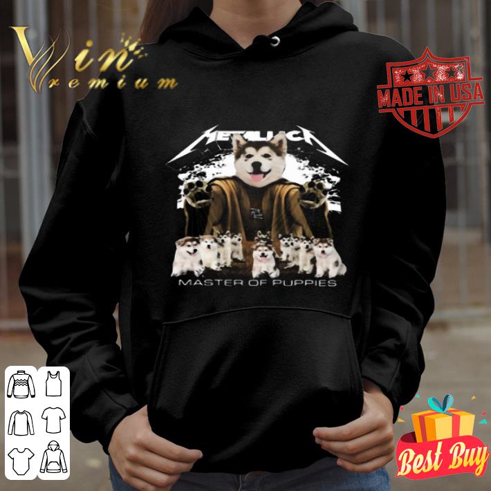 Alaskan Malamute Metallic Master Of Puppies shirt Alaskan Malamute Metallic Master Of Puppies shirt