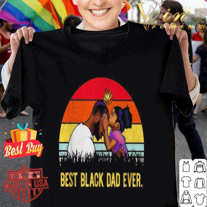 Kobe Bryant and Gianna Bryant Best black dad ever father day shirt