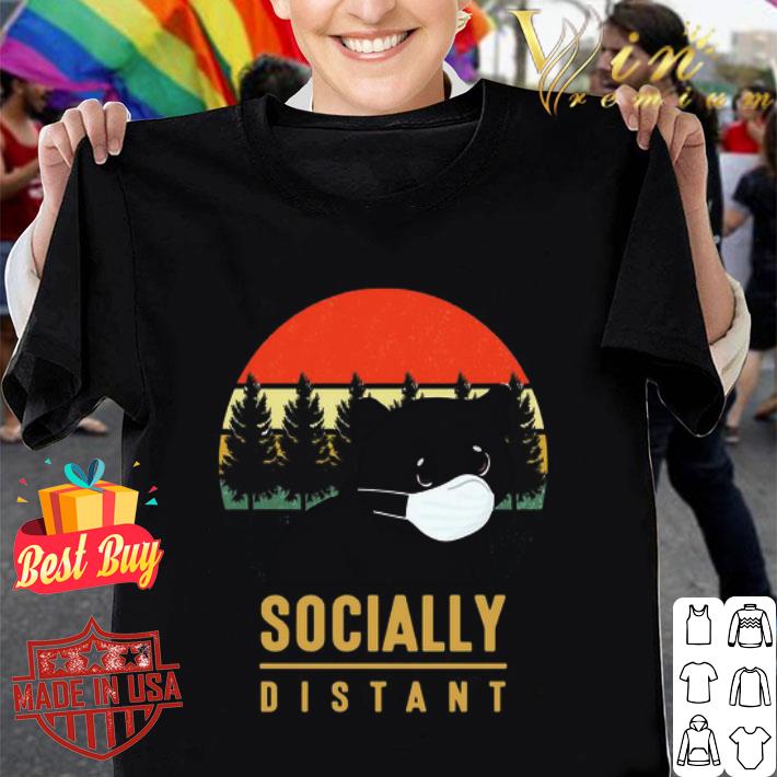 Vintage Bear mask socially distant Coronavirus shirt Vintage Bear mask socially distant Coronavirus shirt