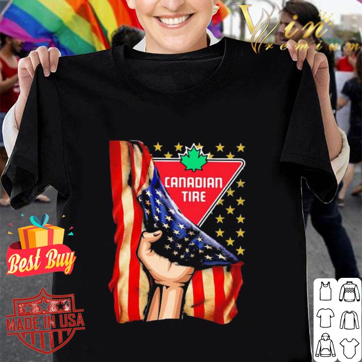Canadian Tire And American Flag Independence Day shirt