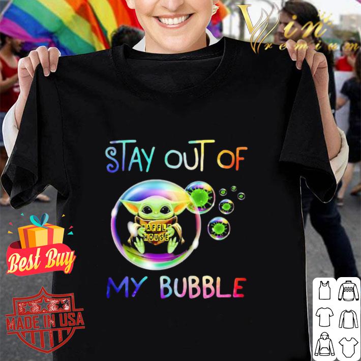 Baby Yoda Hug Waffle House Stay Out Of My Bubble Star Wars shirt