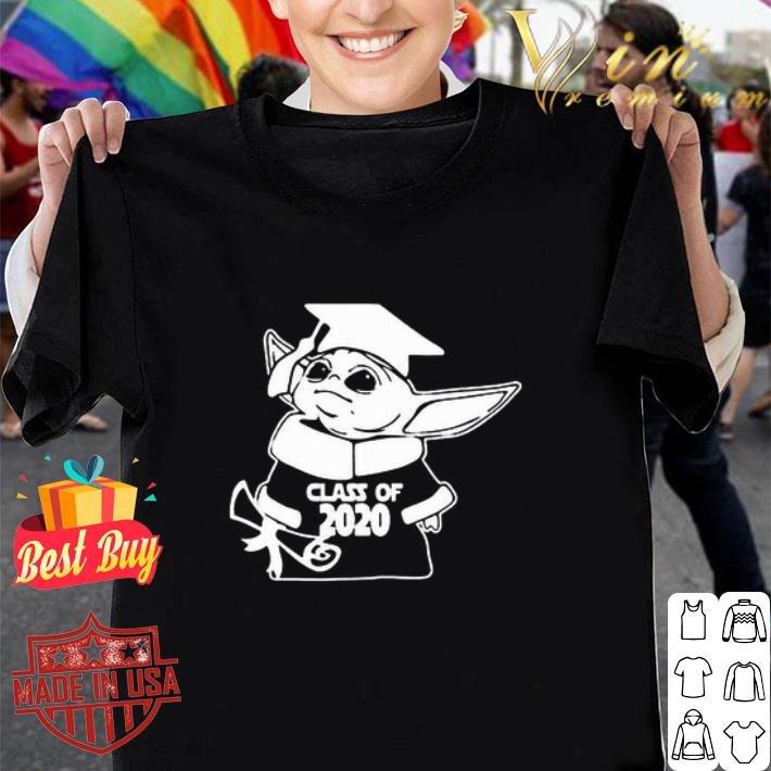 Baby Yoda Graduate Class Of 2020 Coronavirus shirt