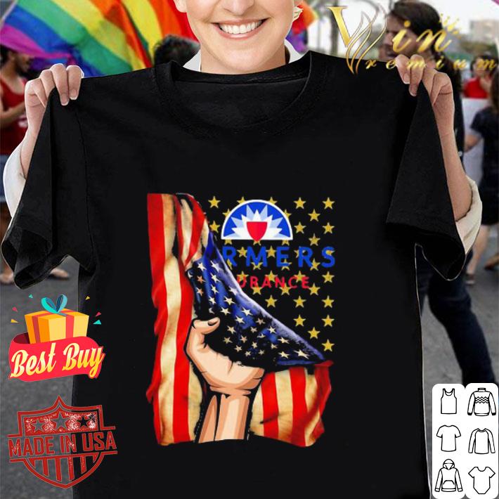 Farmers Insurance and American Flag Independence Day shirt