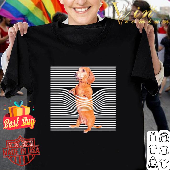 Dachshund stripes shirt