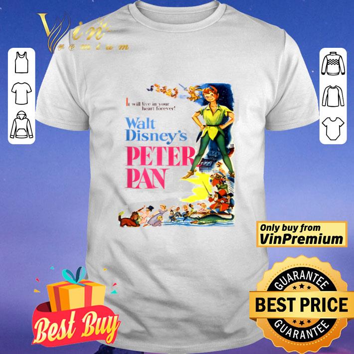 Disney Peter Pan Cartoon Poster Graphic Vintage shirt