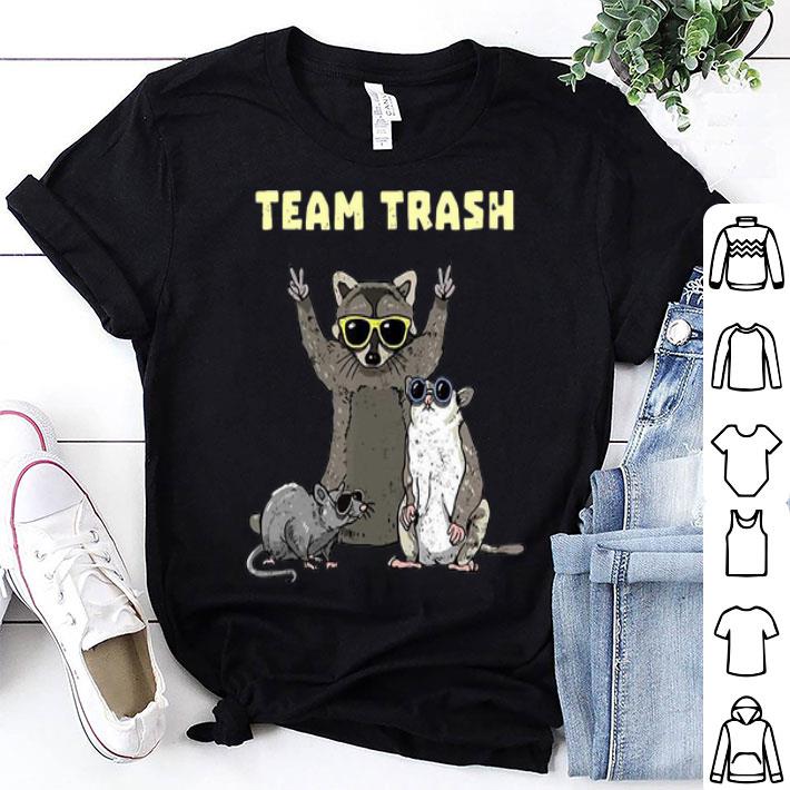 Team Trash Opossum Raccoon Rat Animals Garbage Gang shirt hoodie ...