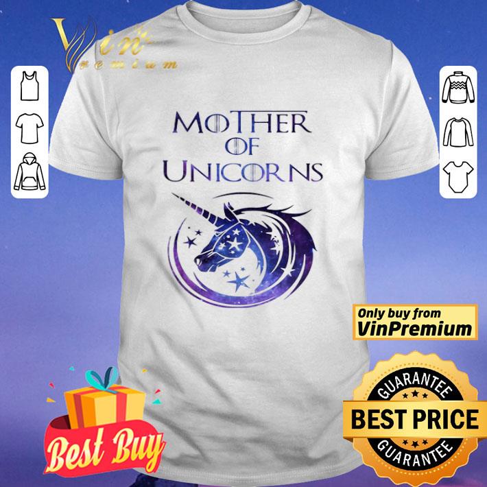 Mother of unicorns stars shirt
