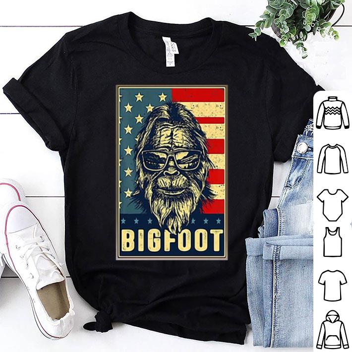 Bigfoot American Flag shirt