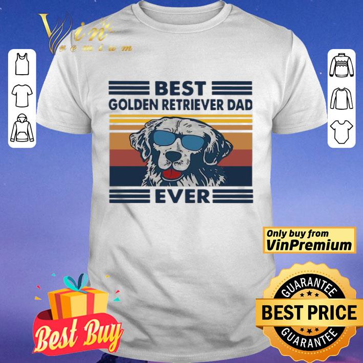 Best Golden Retriever Dad Ever Vintage shirt