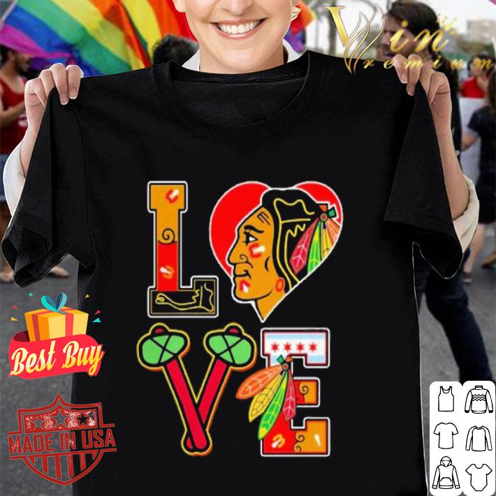 Love Chicago Blackhawks Logo shirt