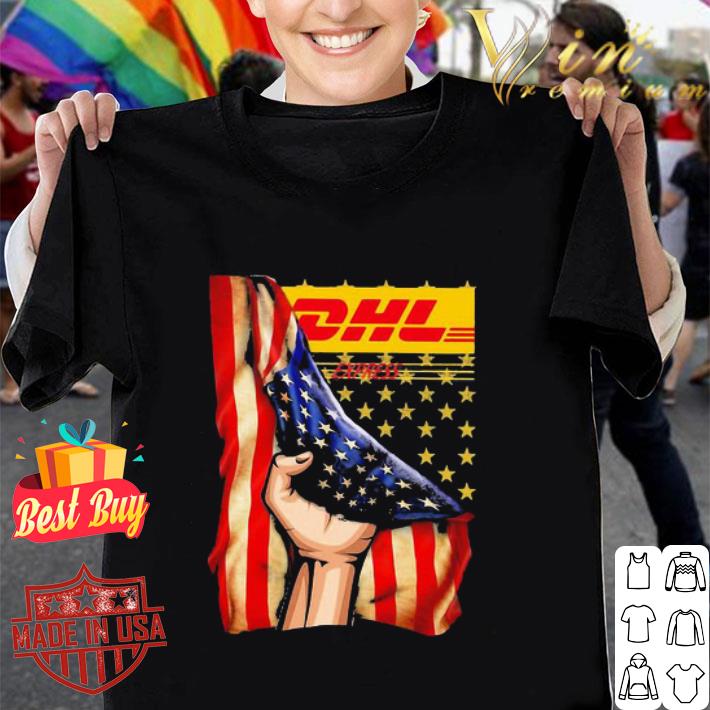 Dhl Express and American Flag Independence Day shirt