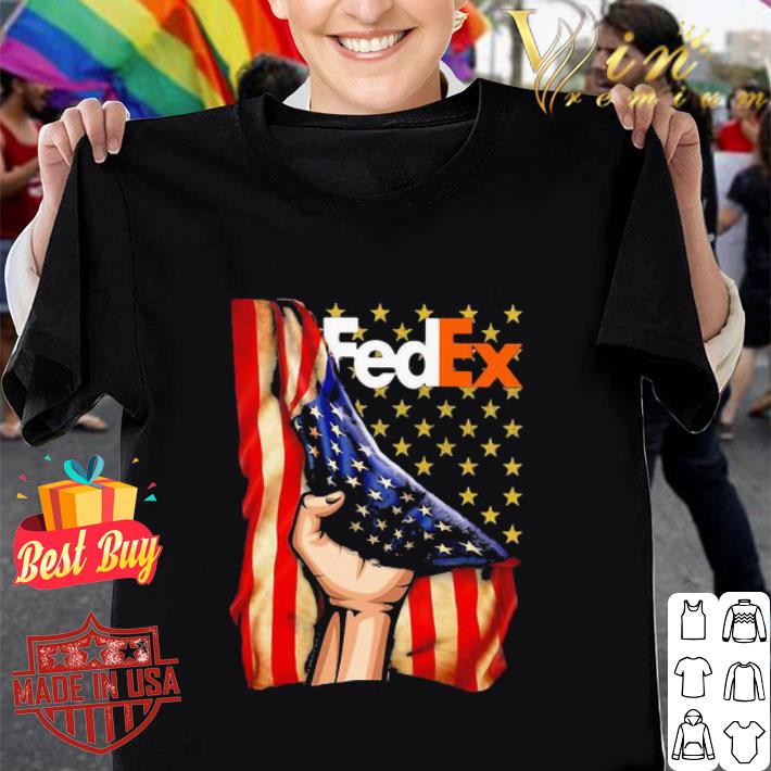 Fedex and American Flag Independence Day shirt
