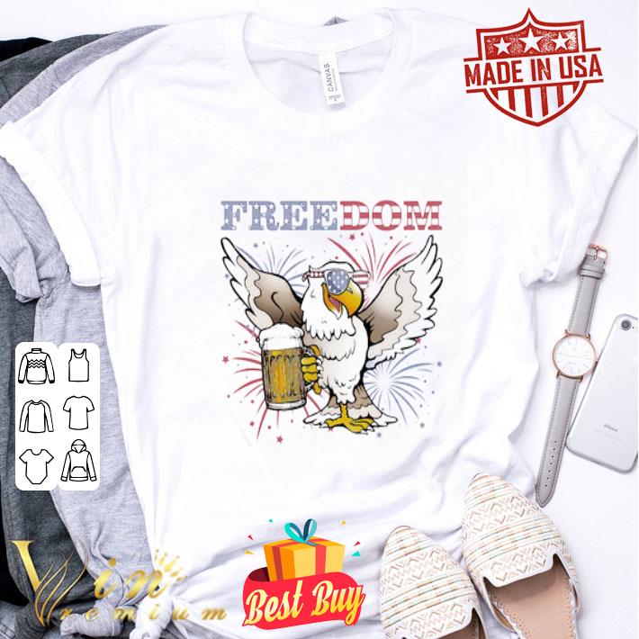 Firework Freedom Eagle American Flag 4th Of July Independence Day shirt
