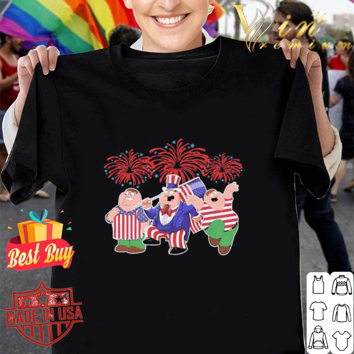 Firework Brown Haired Dipper Pines American Flag Independence Day shirt