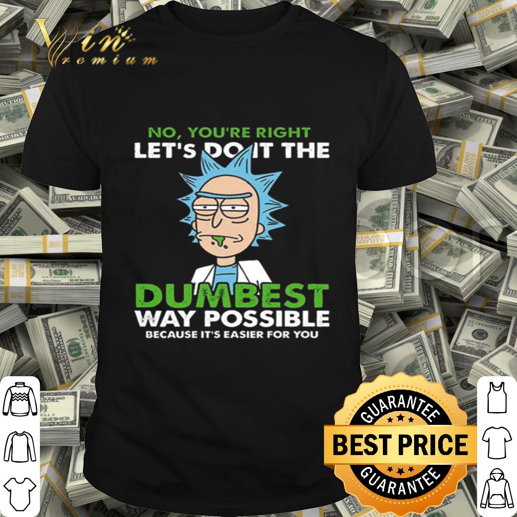 New Let's Do It The Dumbest Way Possible – Maglietta Uomo Regalo Divertente Per Papà, Natale, Compleanno, Girocollo In Cotone 185g/m², Taglie S-2XL