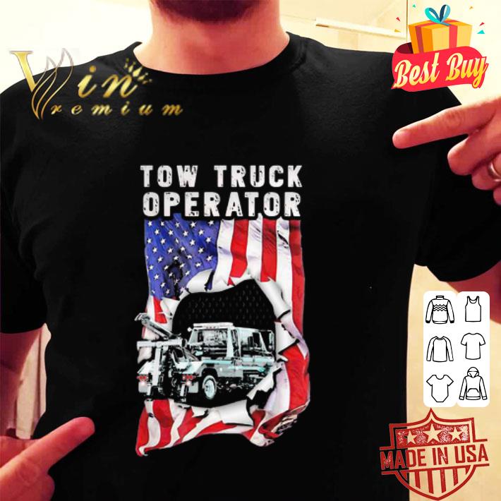 Independence Day American Flag Tow Truck Operator shirt Independence Day American Flag Tow Truck Operator shirt